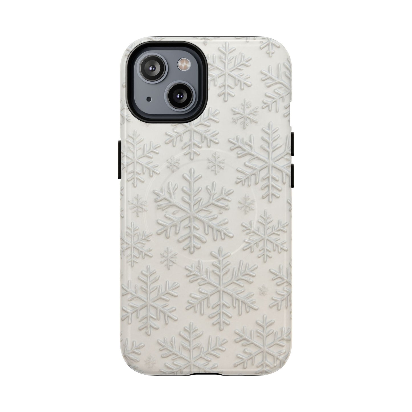Snowflake Texture iPhone Case compatible with MagSafe - Shamo's