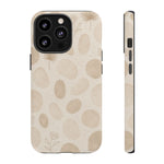 Neutral Pebble Pattern Tough iPhone Case - Shamo's