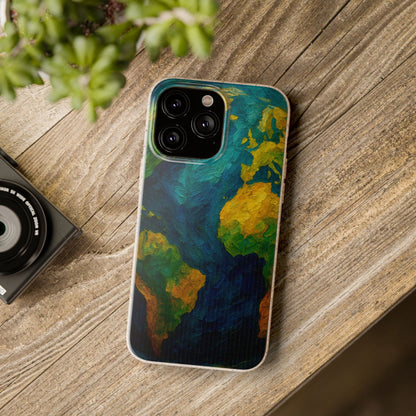 Biodegradable Phone Case — Earth Illustration Eco-Friendly Case  Shamo's