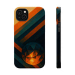 “Geometry of Becoming” Abstract iPhone MagSafe Case — Magnetic Impact-Resistant  Shamo's iPhone 14 Plus / Glossy