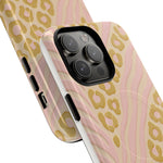 Pink Gold Leopard iPhone Case compatible with MagSafe  Shamo's