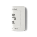 Personalized Flip Wallet Phone Case – Custom Photo & Text Wallet Cover