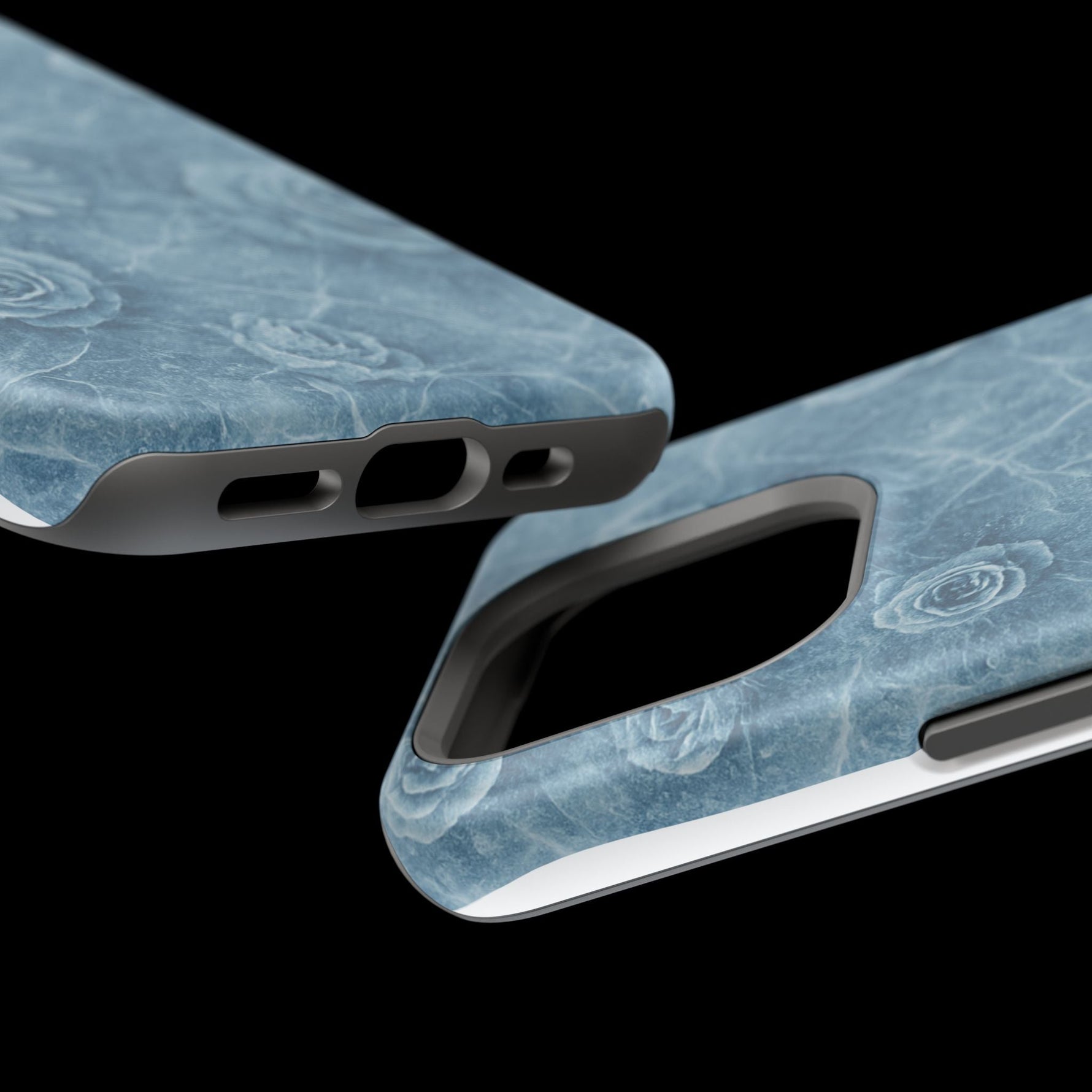 Frozen Flower Impact-Resistant iPhone Case — MagSafe Compatible  Shamo's