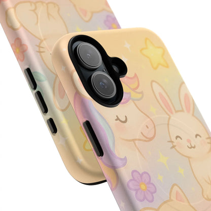 Magical Animal Friends iPhone Case with MagSafe