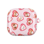 Puppy Hearts AirPod Case, Pink Valentine Pet Pattern