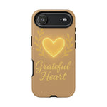 Grateful Heart iPhone Case — Warm Neon Heart  Shamo's iPhone 17 Air / Matte