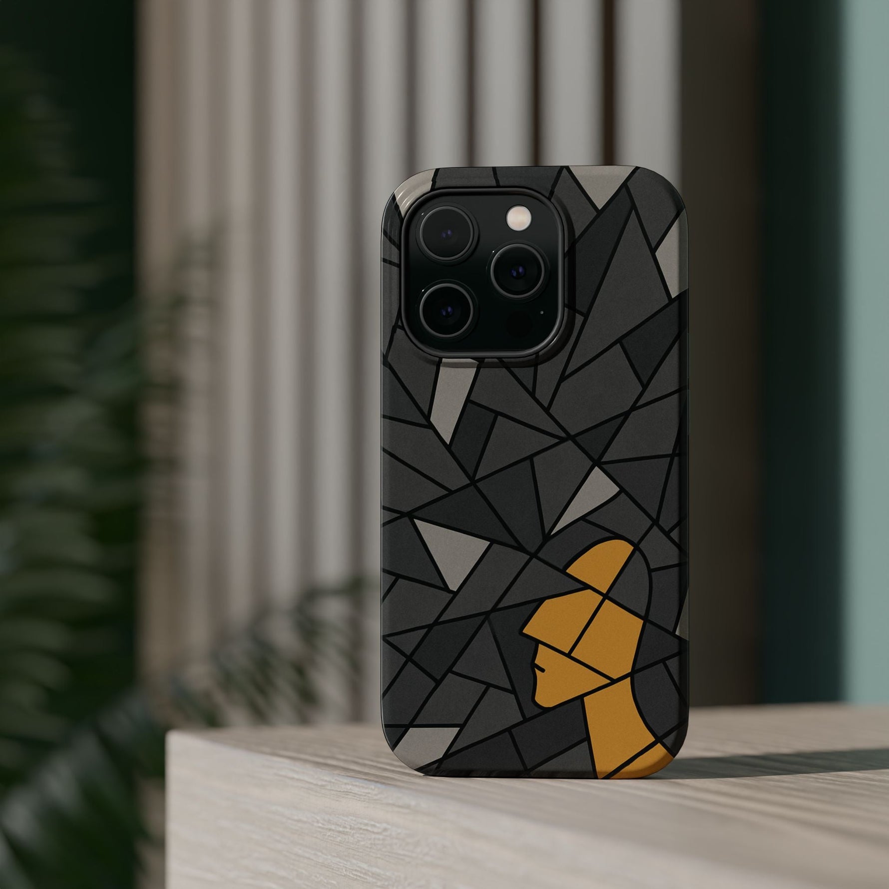 “Rebuilding Myself” Abstract iPhone Case — Magnetic MagSafe Impact-Resistant  Shamo's