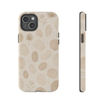 Neutral Pebble Pattern Tough iPhone Case  Shamo's iPhone 15 Plus / Glossy