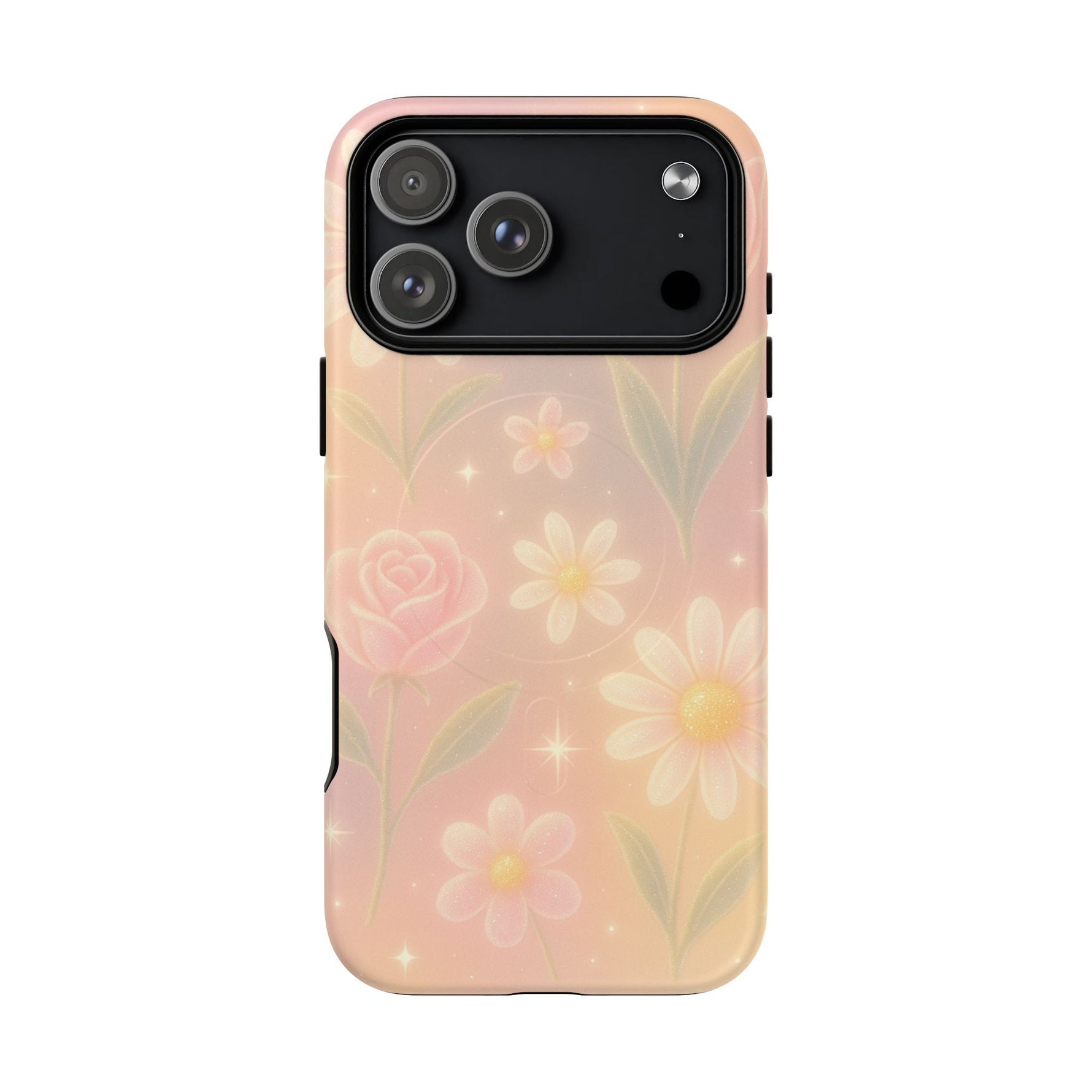 Sparkle Garden Floral iPhone Case with MagSafe - Shamo's