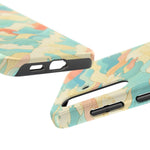 Ocean Wave Tough Phone Case — Pastel Retro Surf Pattern  Shamo's