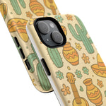 Mexico Hand-Drawn Cactus Pattern iPhone Case – Cute Desert Guitar & Sombrero Design | with MagSafe  Shamo's