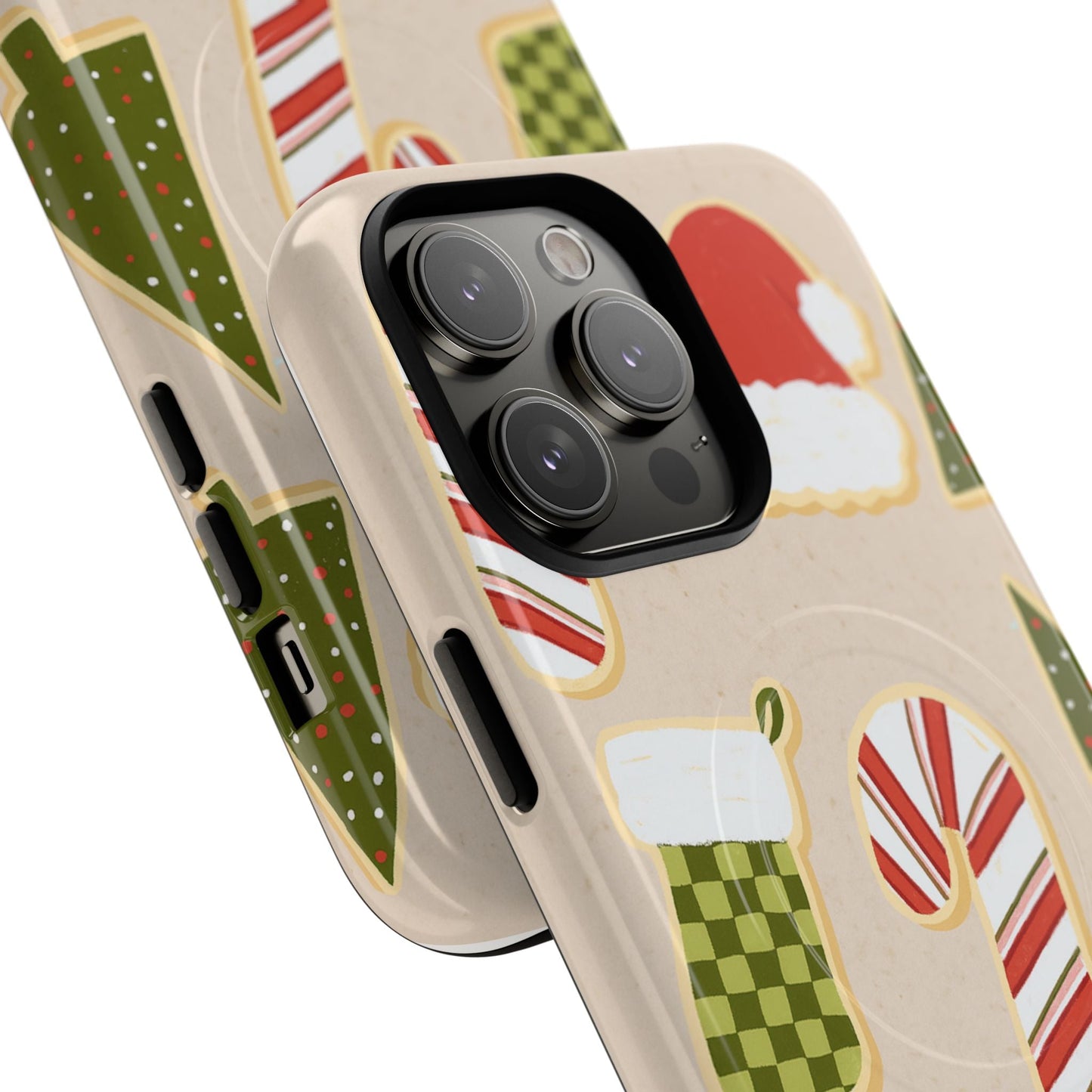 Festive Candy Cane Holiday iPhone Case | MagSafe  Shamo's