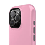 Cotton Candy Pastel Pink Impact-Resistant Phone Case | Slim Protective MagSafe-Compatible Cover