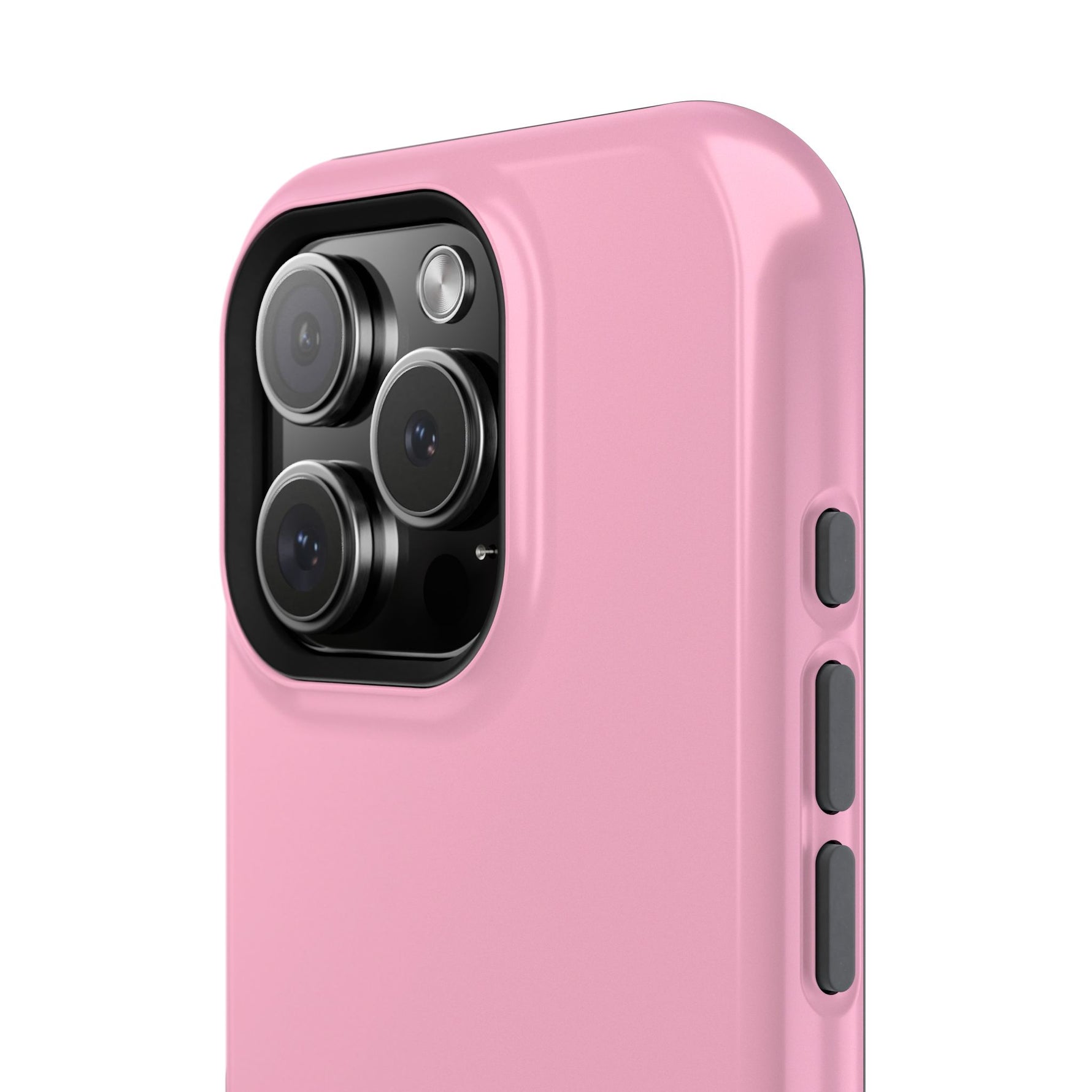 Cotton Candy Pastel Pink Impact-Resistant Phone Case | Slim Protective MagSafe-Compatible Cover