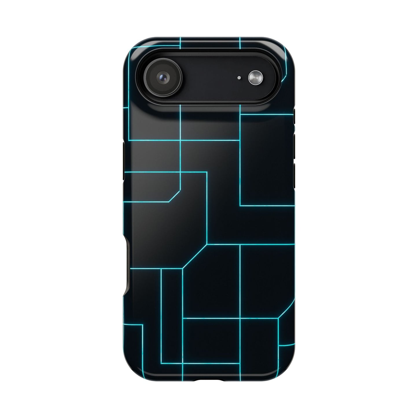 Neon Grid Magnetic Impact-Resistant iPhone Case | MagSafe compatible  Shamo's iPhone 17 Air / Glossy