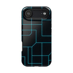 Neon Grid Magnetic Impact-Resistant iPhone Case | MagSafe compatible  Shamo's iPhone 17 Air / Glossy