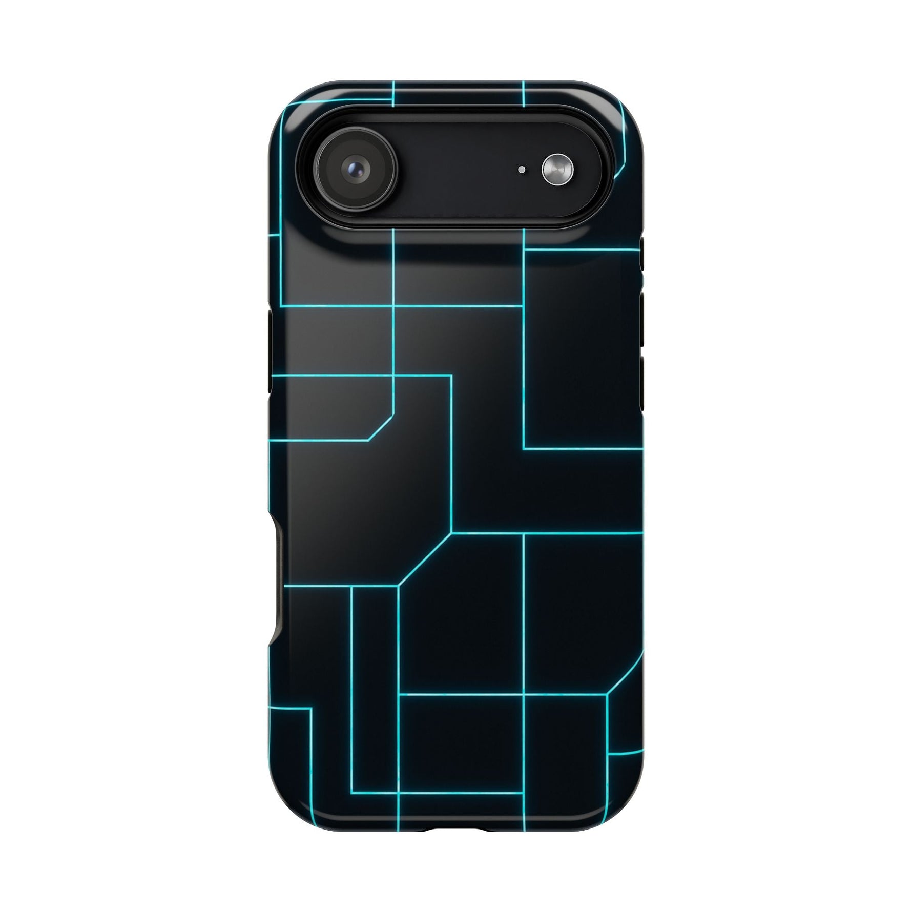 Neon Grid Magnetic Impact-Resistant iPhone Case | MagSafe compatible  Shamo's iPhone 17 Air / Glossy
