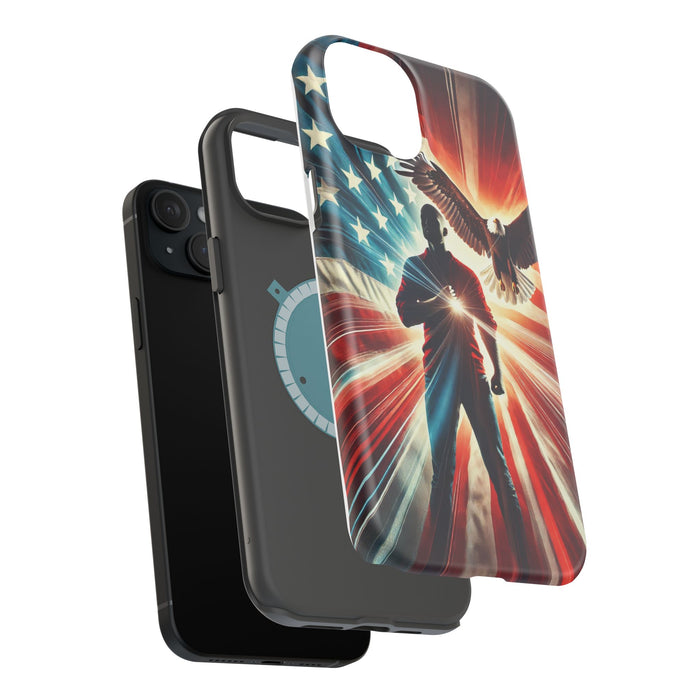 Magnetic Tough Phone Case with MagSafe Compatibility - Proud American Design Edition