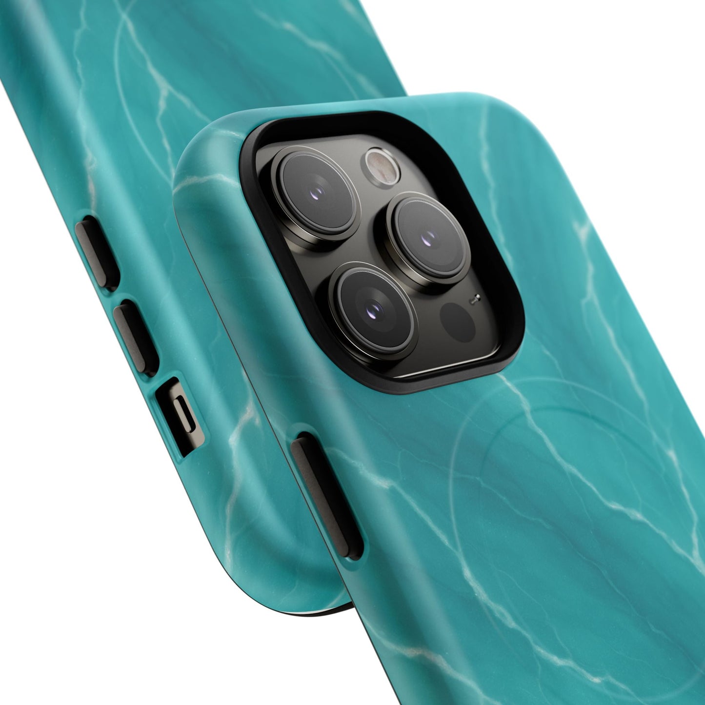 Ocean Aura Marble iPhone Case — MagSafe Compatible