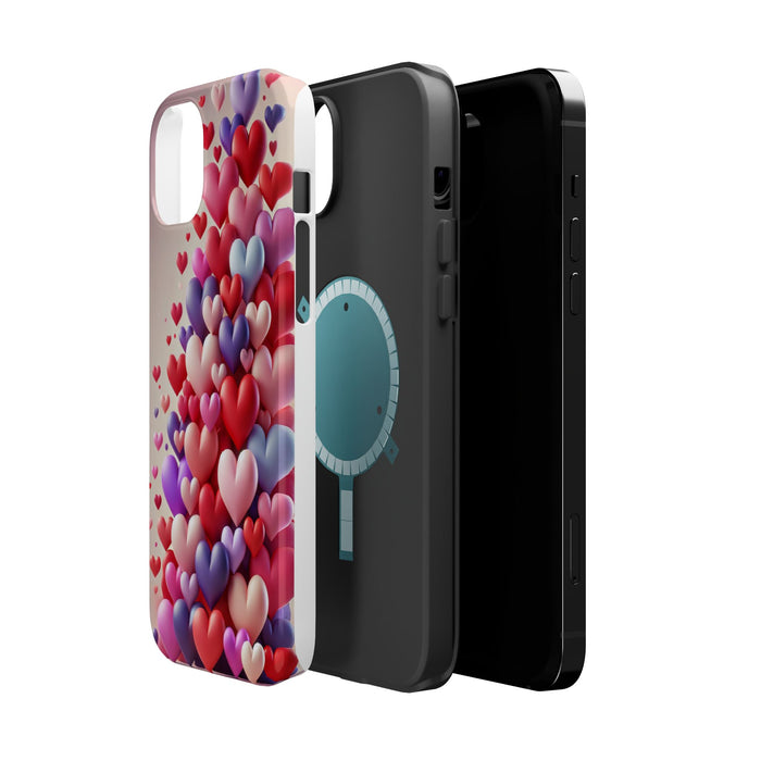 Shamo's Phone Case | MagSafe Compatible | Love Hearts Theme for iPhone 17 and more