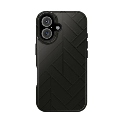 Rugged Tire-Tread Design iPhone Case | MagSafe Compatible  Shamo's iPhone 16 / Glossy