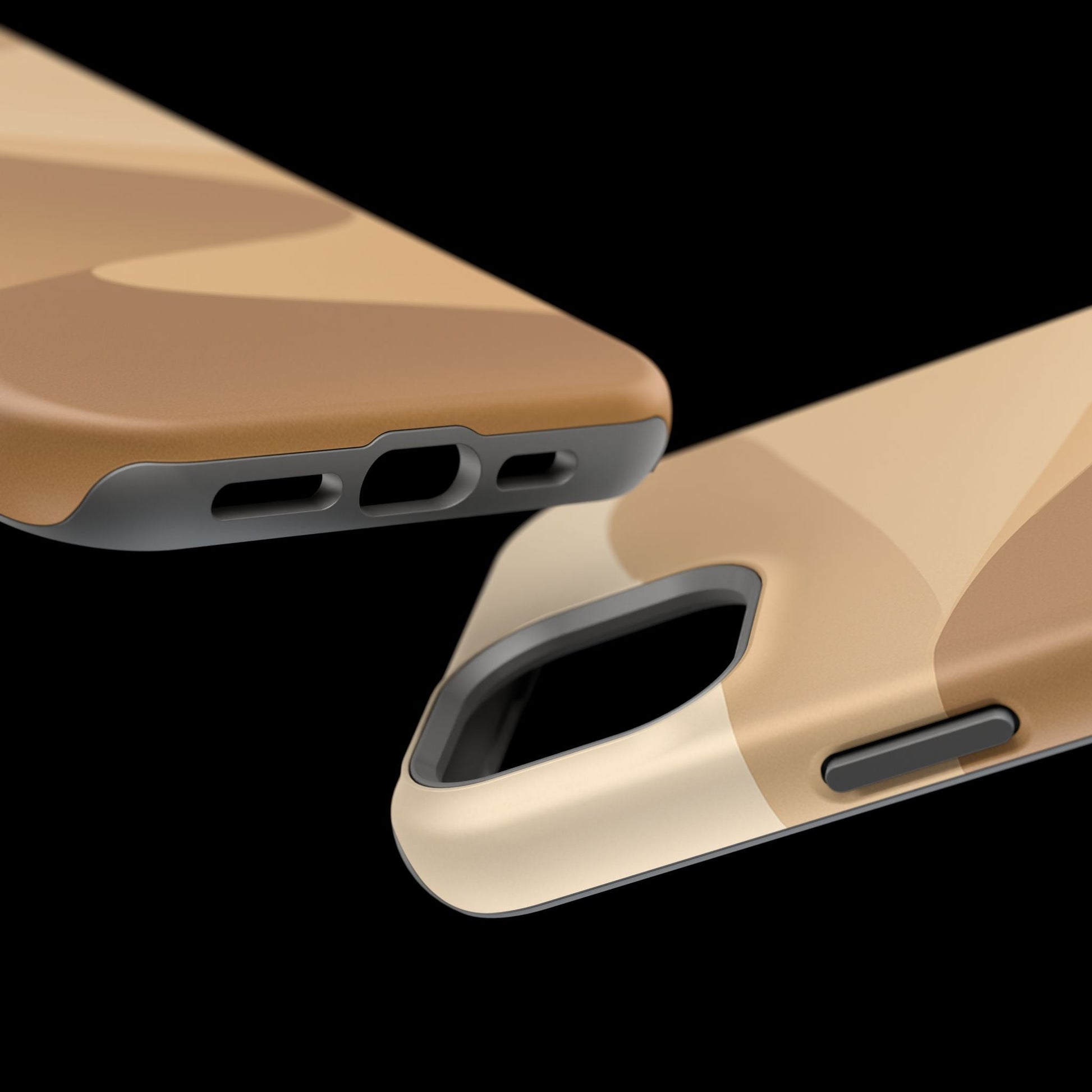 Neutral Desert Wave Design iPhone Case | MagSafe  Shamo's