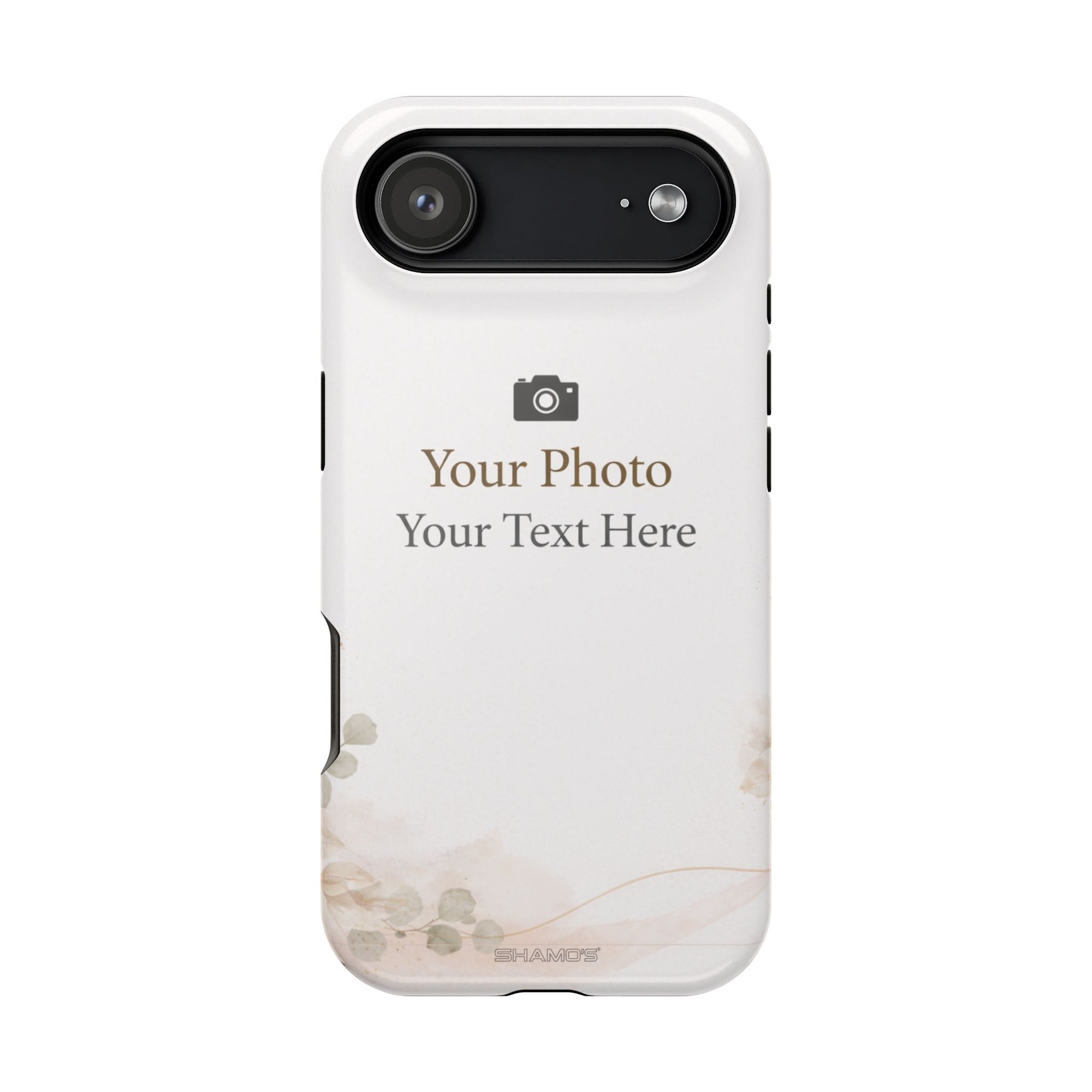 Personalizable Impact-Resistant Phone Case — Add Photo & Text - iPhone 17 Air / Glossy / Without gift packaging - Shamo's