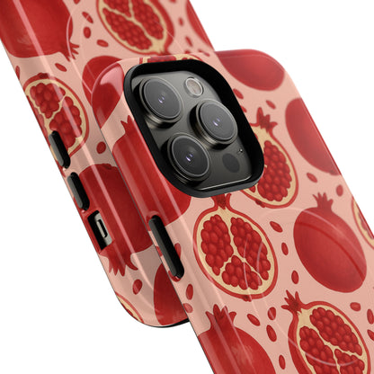 Pomegranate Fruit Tough iPhone Case | MagSafe Compatible