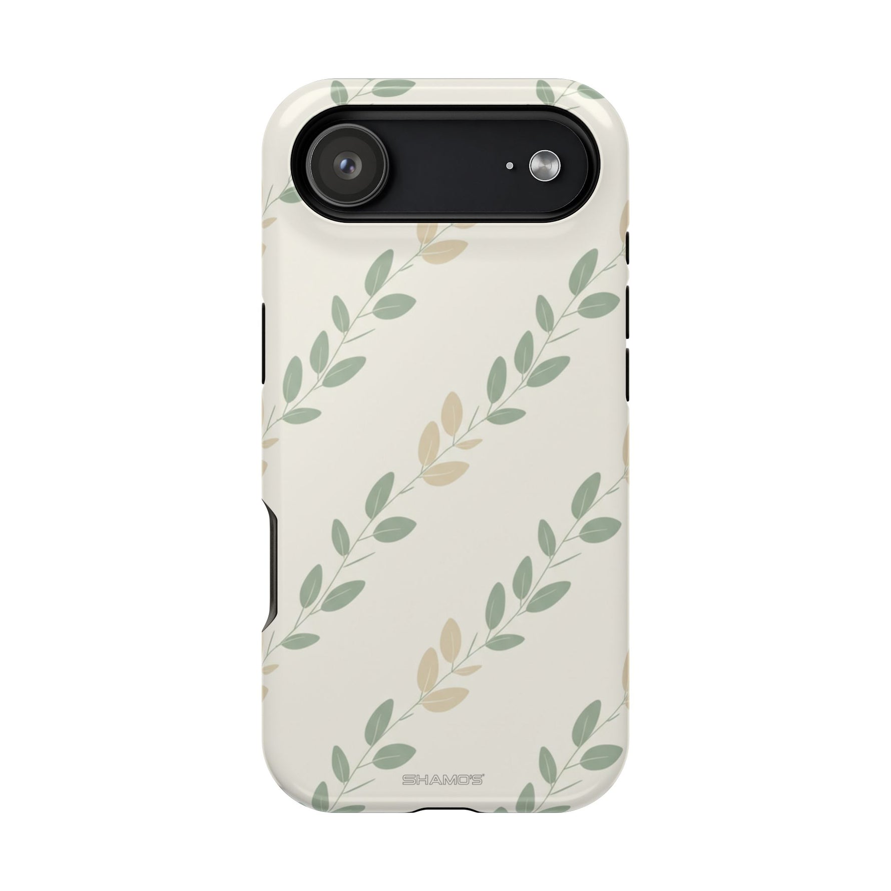 Eucalyptus Floral Laurel Magnetic Impact-Resistant Phone Case with MagSafe - iPhone 17 Air / Glossy - Shamo's