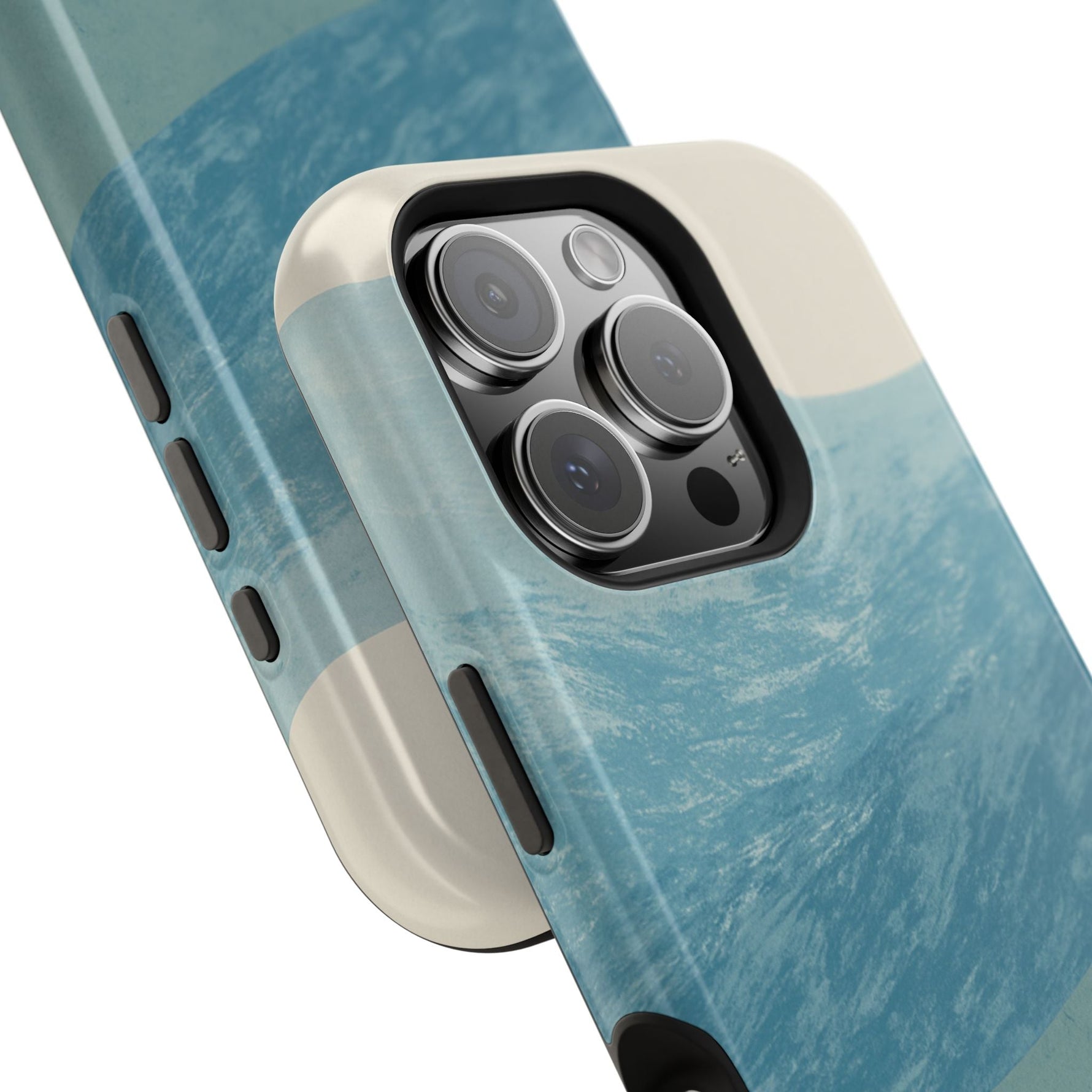 “Calm Over Chaos” Abstract Ocean Wave iPhone Case | MagSafe Compatible  Shamo's