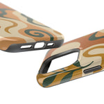 Abstract Earth-Tone Impact iPhone Case — MagSafe  Shamo's