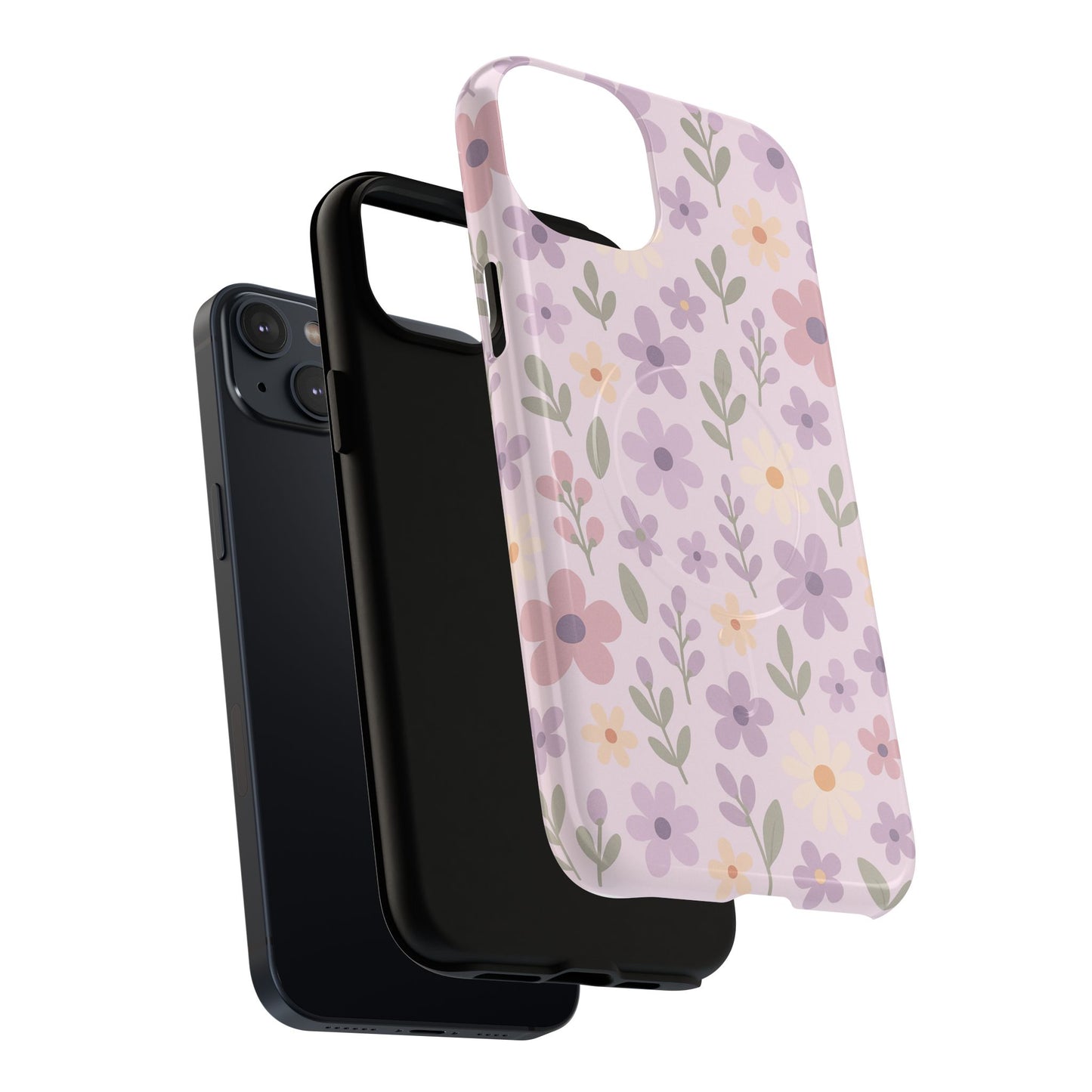 Floral Magnetic | Compatible with MagSafe Phone Case - Stylish and Durable Protection
