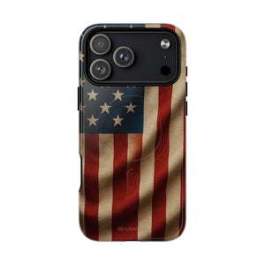 Funda para iPhone con la bandera estadounidense | MagSafe
