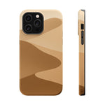 Neutral Desert Wave Design iPhone Case | MagSafe  Shamo's iPhone 14 Pro Max / Glossy