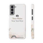 Personalizable Card-Holder Custom Phone Case | Add Your Own Photo and Text - Samsung Galaxy S21 / Glossy / Without gift packaging - Shamo's