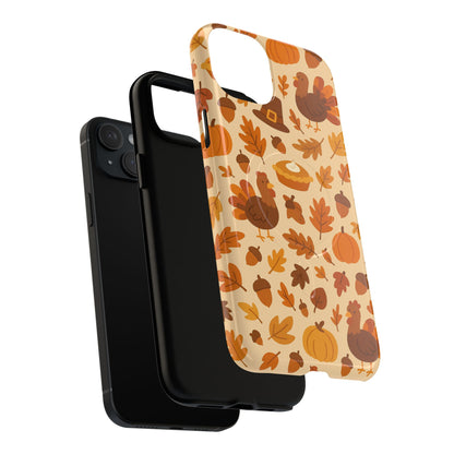 Thanksgiving-Themed Tough Magnetic iPhone Case | Compatible with MagSafe