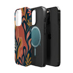 Floral Feminine Abstract MagSafe Impact-Resistant iPhone Case  Shamo's