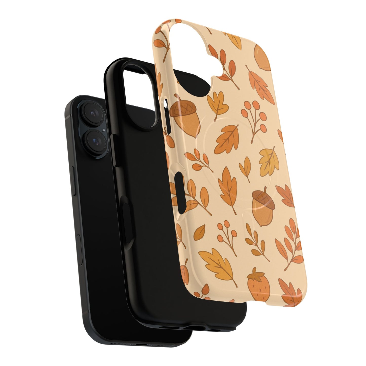 Autumn Leaves Woodland Berries iPhone Case | MagSafe