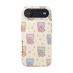 Cute Pastel Bear Impact Phone Case | Heart & Star Kawaii Pattern  Shamo's iPhone 17 Air