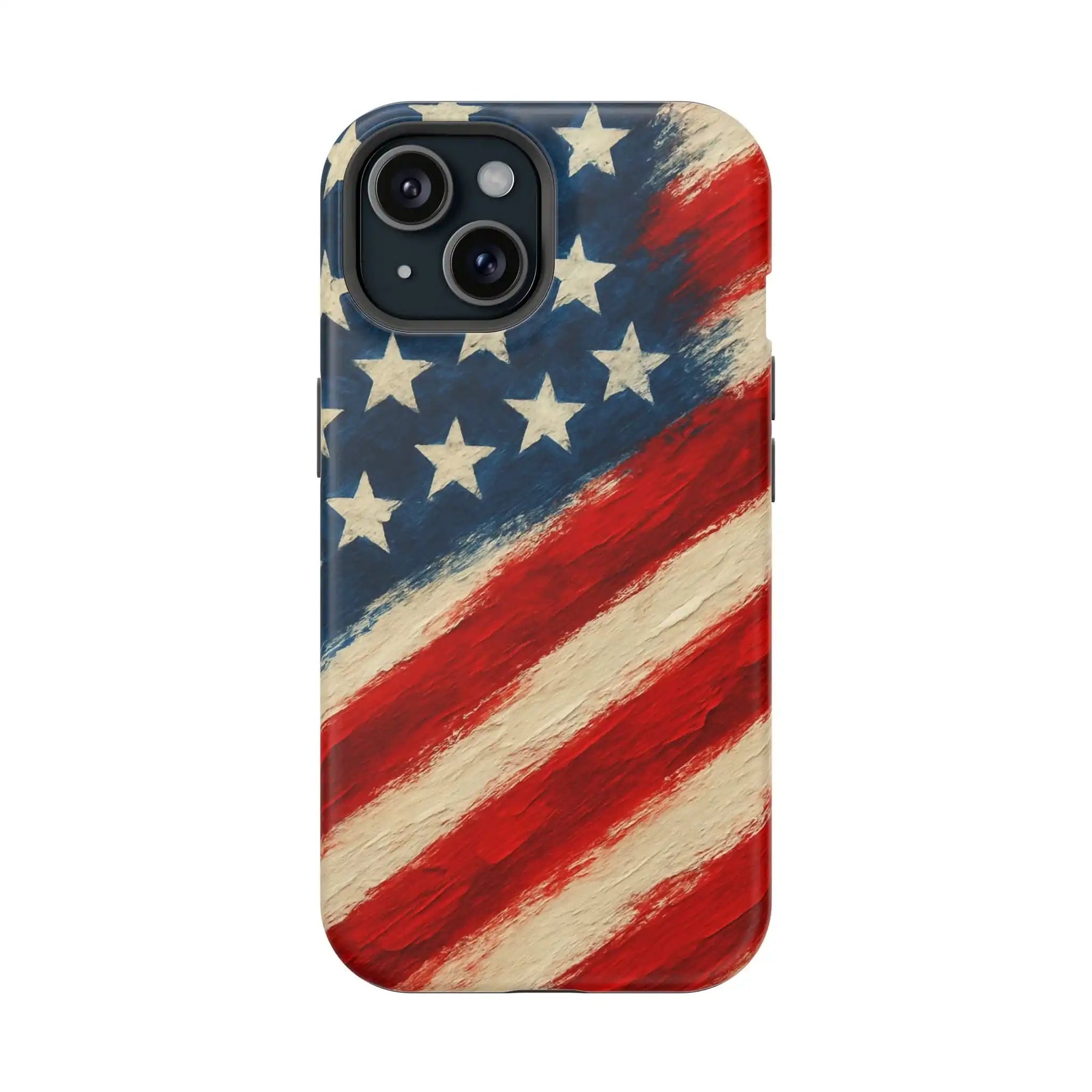 American Flag Tough Phone Case: Show Your Patriotism in Style  Shamo's iPhone 15 / Matte