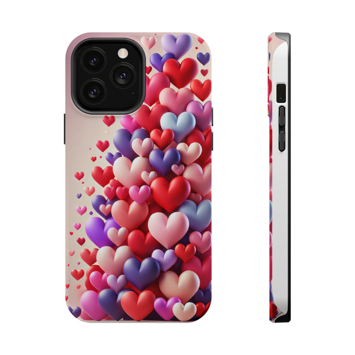 Shamo's Phone Case | MagSafe Compatible | Love Hearts Theme for iPhone 17 and more
