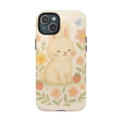 Fluffy Bunny Garden iPhone Case with MagSafe - Shamo's
