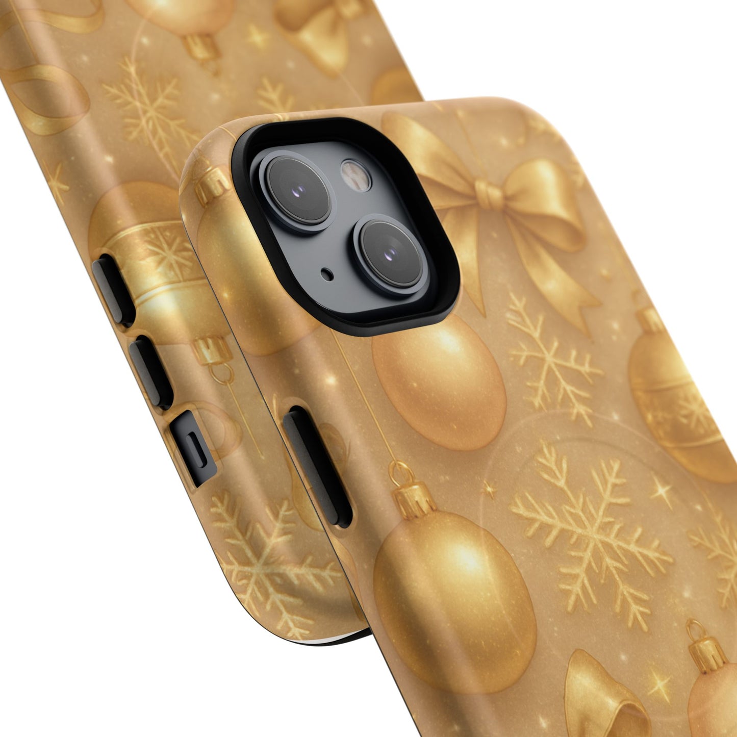 Holiday Gold Ornament iPhone Case | Compatible with MagSafe