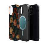 Floral Vintage Rose Magnetic Impact iPhone Case with MagSafe  Shamo's