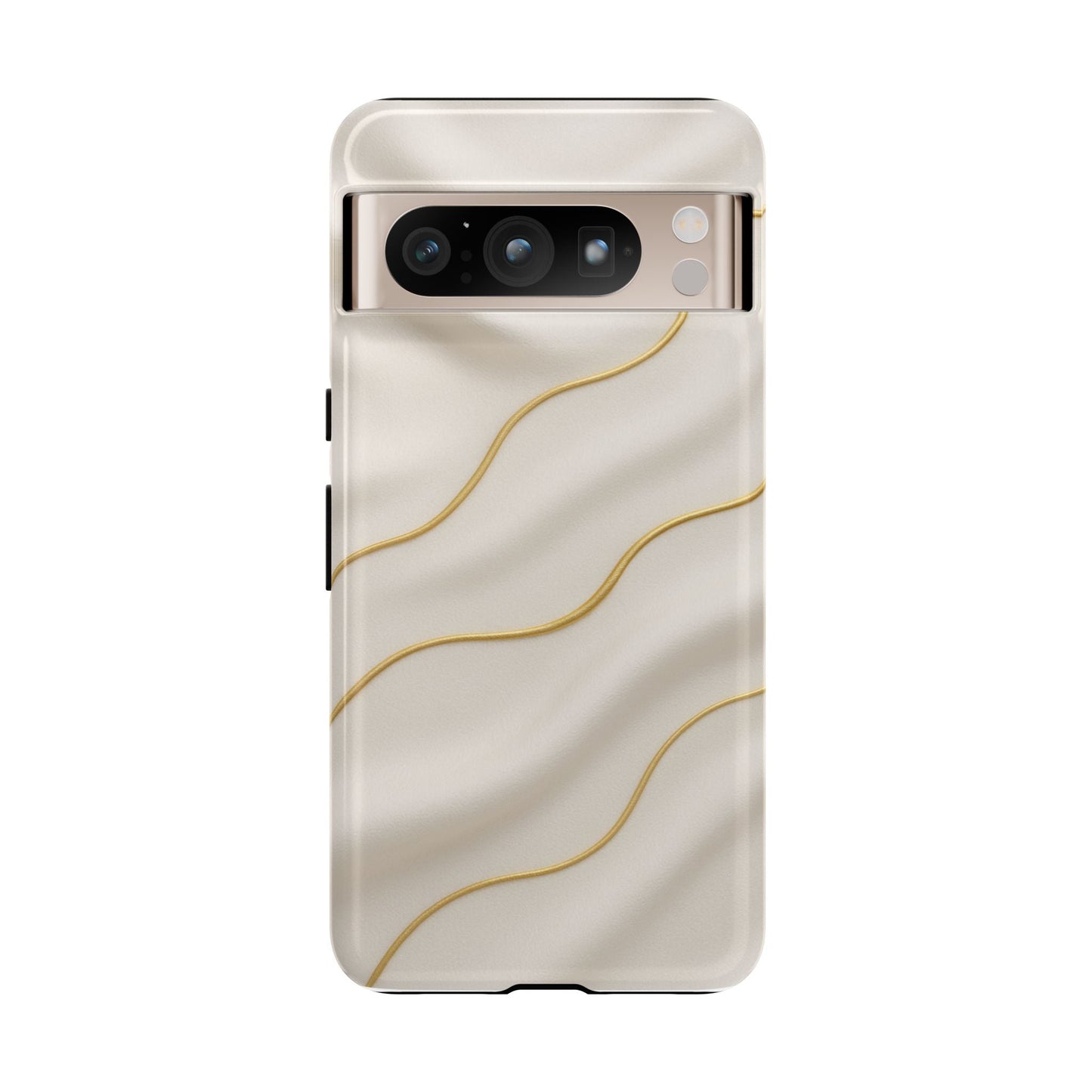 Elegant Gold Wave Tough iPhone Case