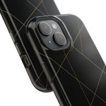 Funda para iPhone con diseño geométrico negro | MagSafe