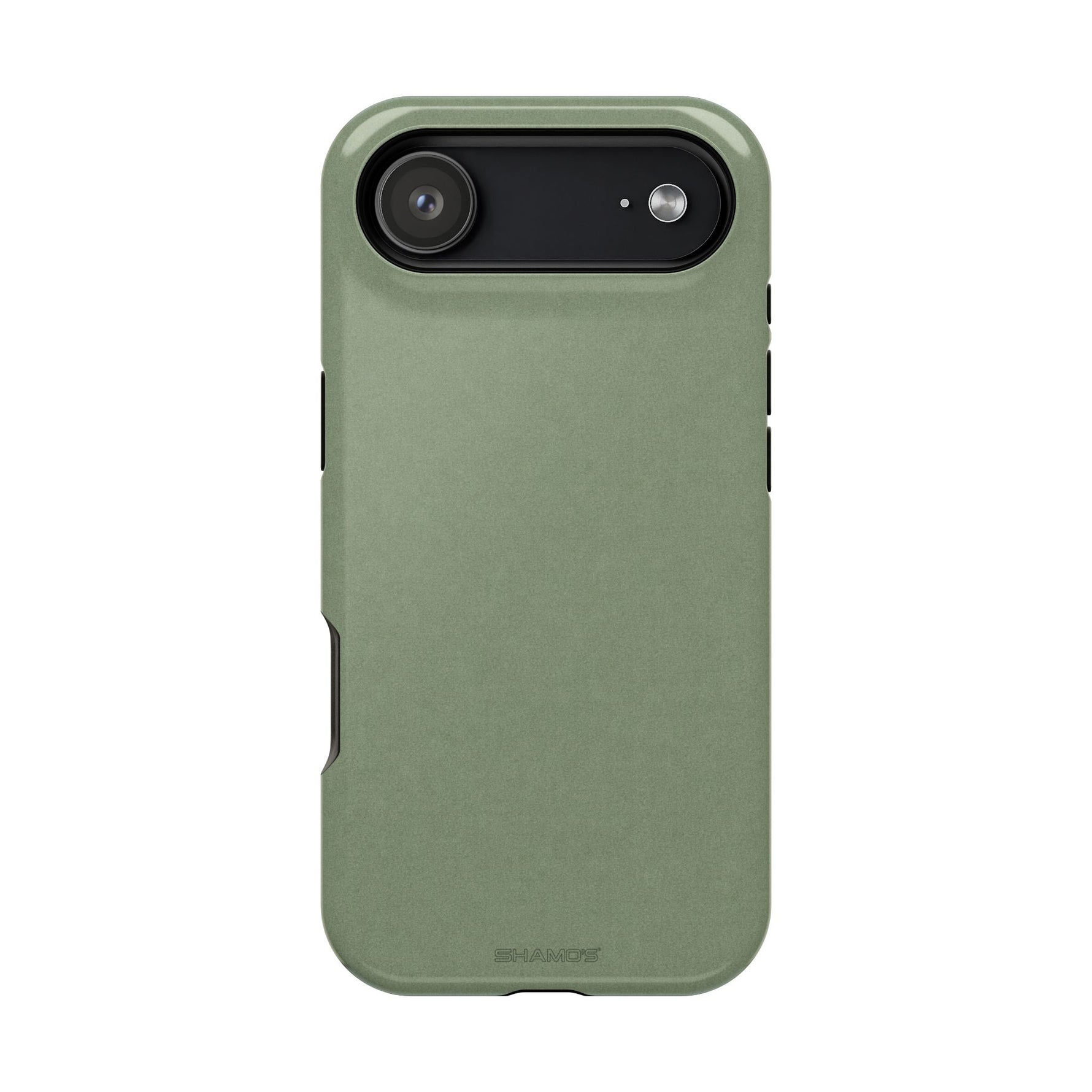 Olive Green MagSafe Compatible Impact-Resistant iPhone Case