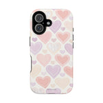 Pastel Heart Love MagSafe Impact-Resistant iPhone Case