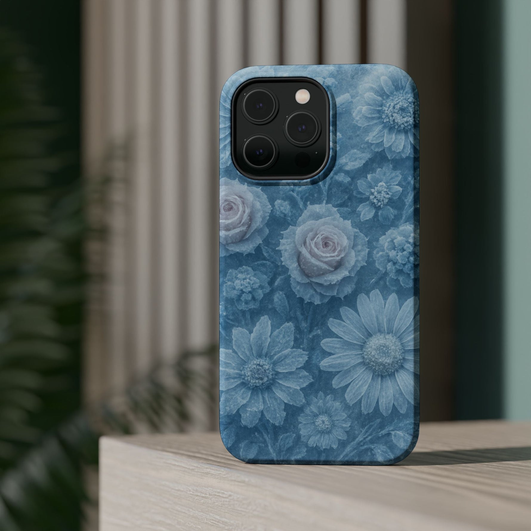 Frozen Beauty Floral Rose iPhone Case | MagSafe compatible  Shamo's