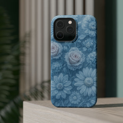Frozen Beauty Floral Rose iPhone Case | MagSafe compatible  Shamo's